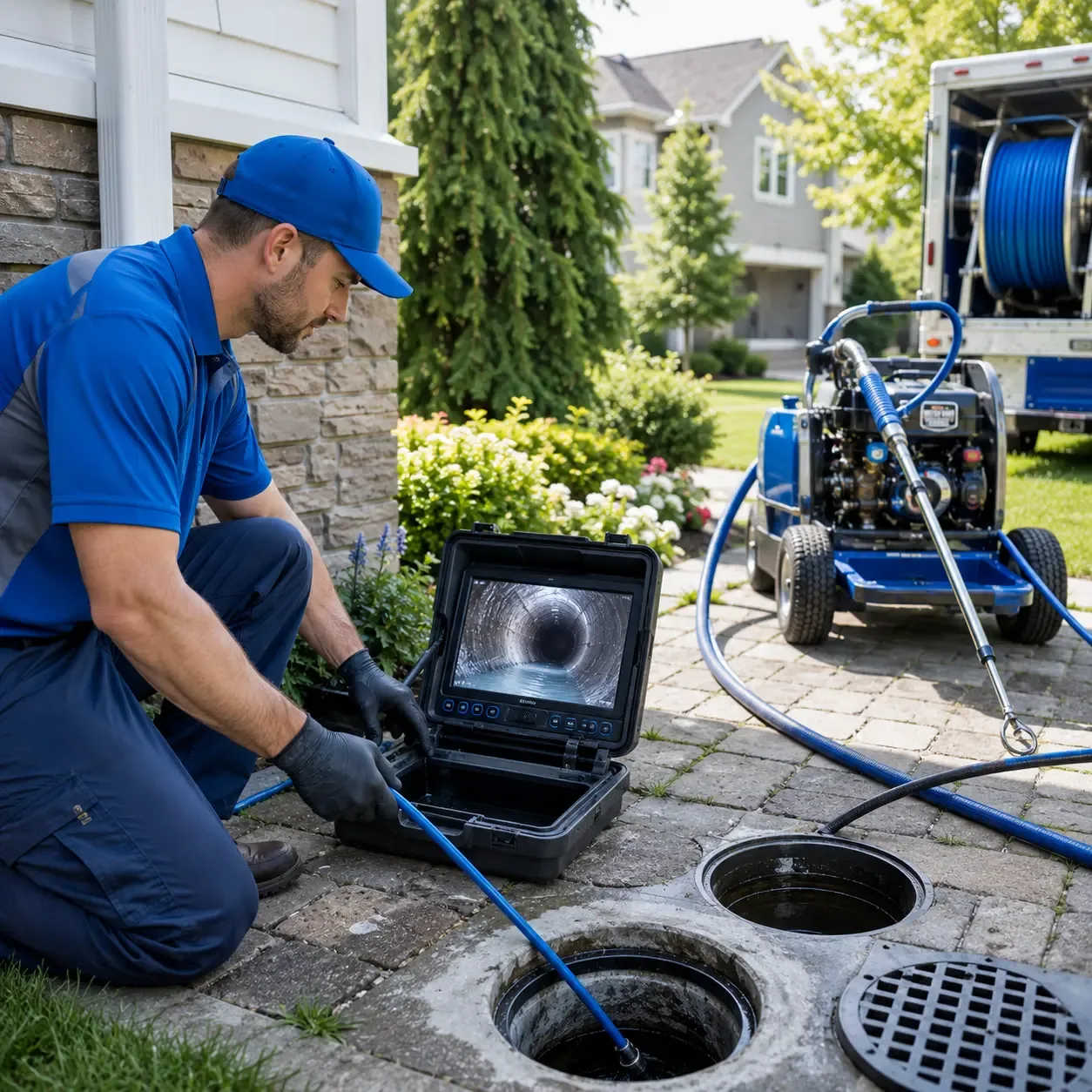 Outdoor drain cleaning professionals serving Angola, NY