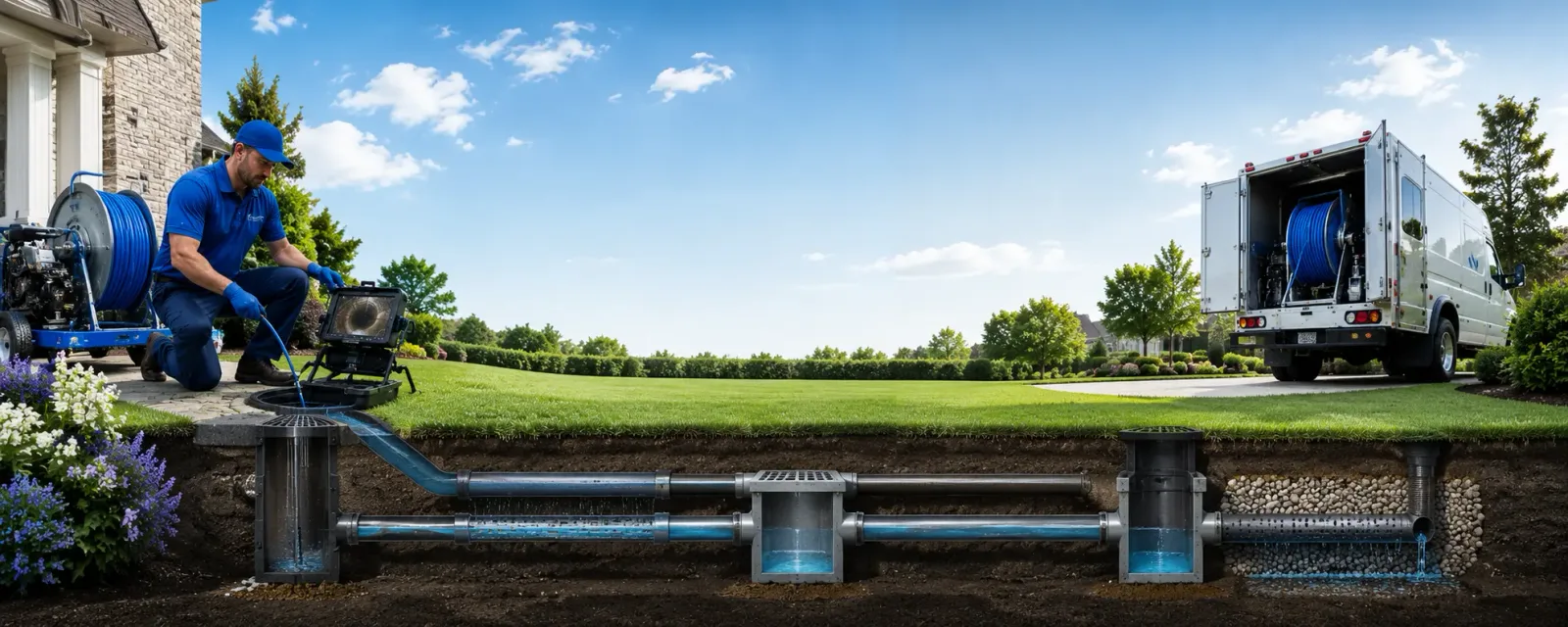 Outdoor drain cleaning information for Angola, NY
